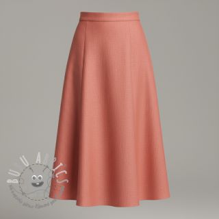 Lino prelavato peach