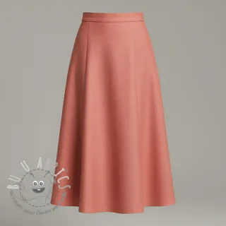 Lino prelavato peach