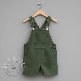 Lino prelavato forest green