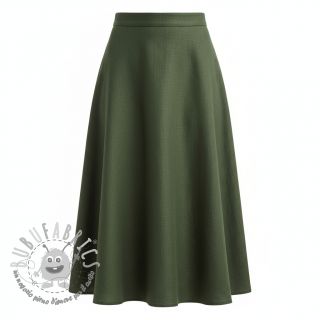 Lino prelavato forest green