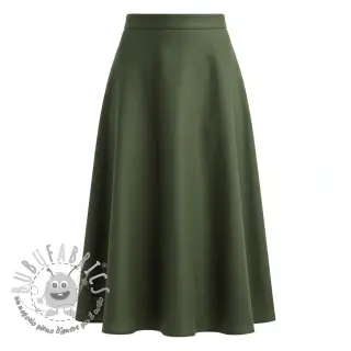 Lino prelavato forest green