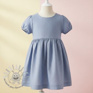 Lino prelavato blue shadow