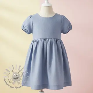 Lino prelavato blue shadow