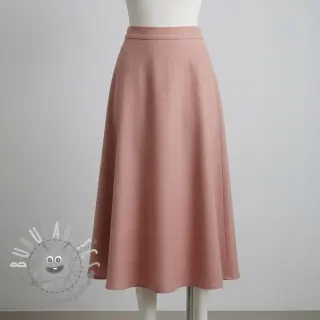 Lino prelavato old rose