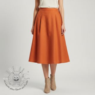 Lino prelavato orange