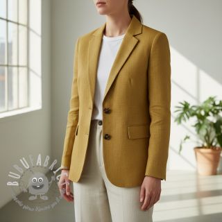 Lino prelavato ochre