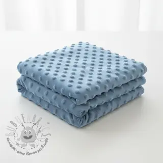 Minky steel blue