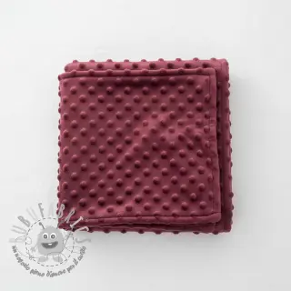 Minky bordeaux
