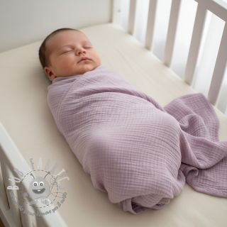 Mussola/Doppia garza soft lilac ORGANIC