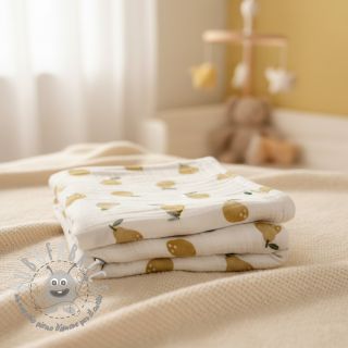 Mussola/Doppia garza Pears design B digital print