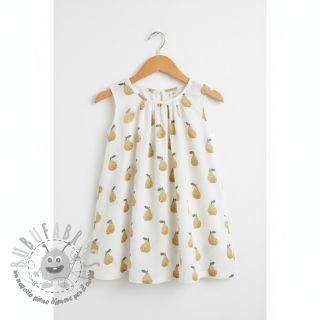 Mussola/Doppia garza Pears design B digital print