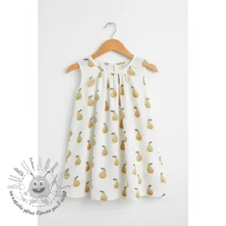 Mussola/Doppia garza Pears design B digital print
