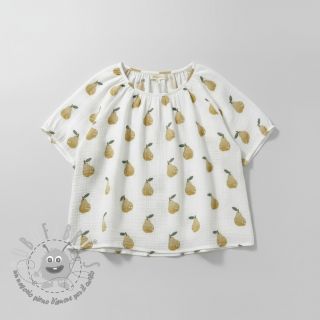 Mussola/Doppia garza Pears design B digital print