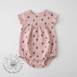 Mussola/Doppia garza Fruits apple soft rose