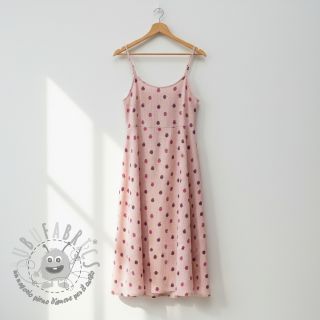 Mussola/Doppia garza Fruits apple soft rose