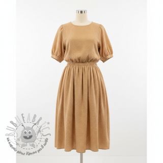 Mussola/Doppia garza DOBBY camel