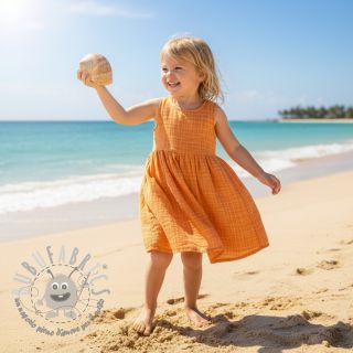 Mussola/Doppia garza Vintage orange