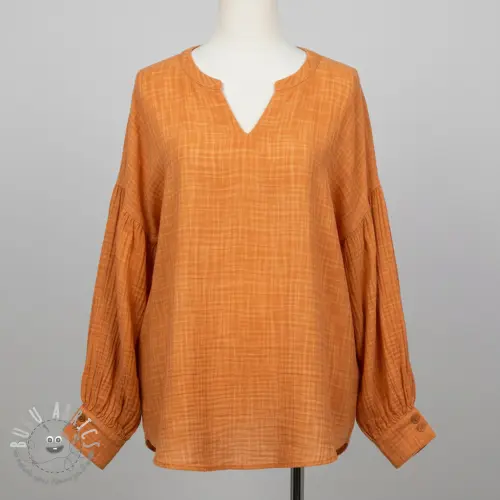 Mussola/Doppia garza Vintage orange