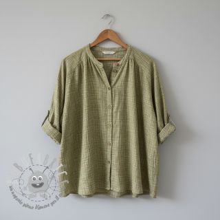 Mussola/Doppia garza Vintage khaki