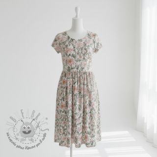 Mussola/Doppia garza Bunches of flowers digital print