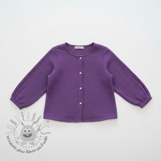 Mussola/Doppia garza violet