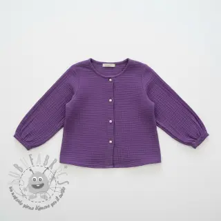 Mussola/Doppia garza violet