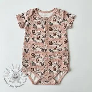 Mussola/Doppia garza Safari buddys design C digital print