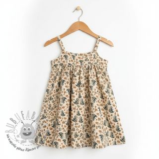 Mussola/Doppia garza Baby dino design B digital print