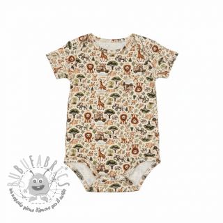 Mussola/Doppia garza Safari buddys design E digital print