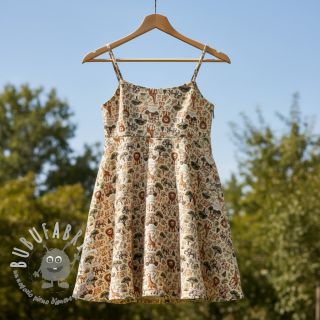 Mussola/Doppia garza Safari buddys design E digital print