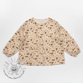 Mussola/Doppia garza Little farm animals design C digital print