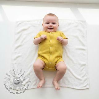 Mussola/Doppia garza banana ORGANIC