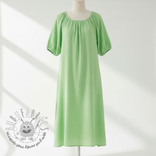 Mussola/Doppia garza light lime ORGANIC