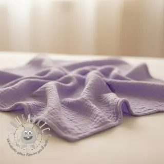 Mussola/Doppia garza bright violet ORGANIC