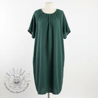 Mussola/Doppia garza old green ORGANIC