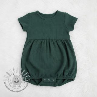 Mussola/Doppia garza old green ORGANIC