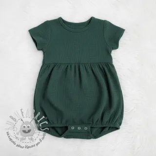 Mussola/Doppia garza old green ORGANIC