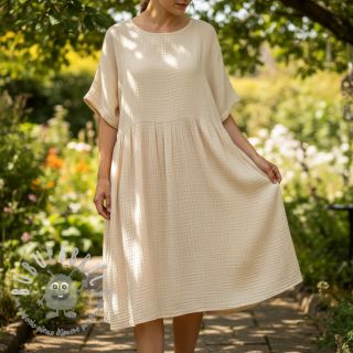 Mussola/Doppia garza cream ORGANIC