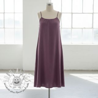 Mussola/Doppia garza lilac ORGANIC