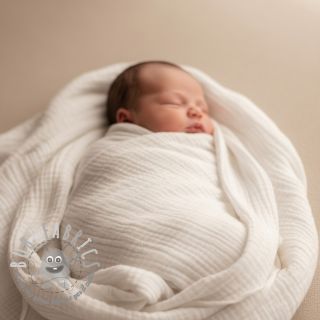 Mussola/Doppia garza ecru ORGANIC