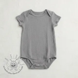 Mussola/Doppia garza grey ORGANIC