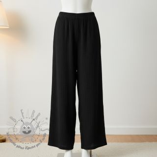 Mussola/Doppia garza black ORGANIC