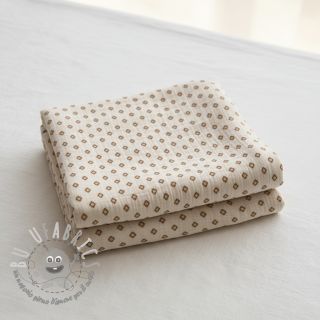 Mussola/Doppia garza Bohemian SIMPLY NATURAL digital print ORGANIC