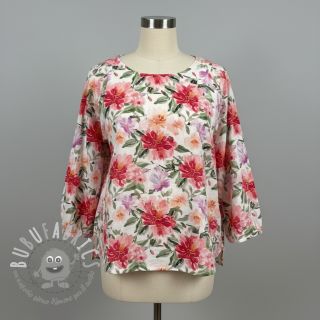 Mussola/Doppia garza Sunny flowers digital print