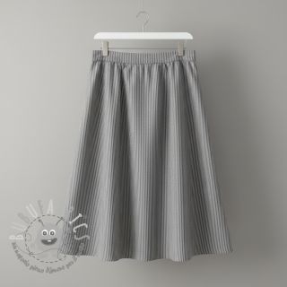 Mussola/Doppia garza YARN DYED Stripes grey