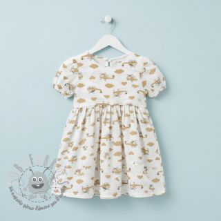 Mussola/Doppia garza Helicopters off white