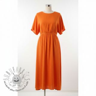 Mussola/Doppia garza NEON ORANGE ORGANIC