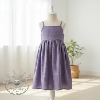 Mussola/Doppia garza lavender ORGANIC