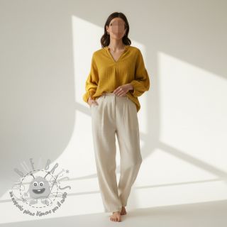 Mussola/Doppia garza gold ORGANIC