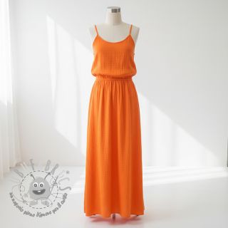 Mussola/Doppia garza neon orange